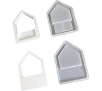 Forme de maison en silicone pour bijoux et décoration d'intérieur avec des matériaux robustes de qualité alimentaire décorative en silicone