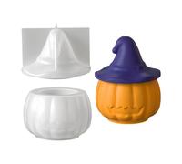Forme de moulage en silicone pour les projets de contenants de | Détail supérieur du chapeau de sorcière, ensemble de versement en résine réutilisable, porte-bijoux façonnant,