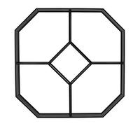 Forme de pavage en béton hexagonale pour allées de jardin DIY |Fabricant de briques de ciment réutilisables pour patio/cour/trottoir |Matériau PP robuste, taille 40,5 x 40,5 x 4