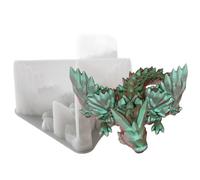 Forme de résine de dragon-Form-Epoxy Forme de silicone, Formede ailé | Formulaire de bricolage fantastique pour décoration de gâteaux fondante, casting d'art pour la maison, sculptures de ton