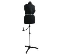 vidaXL Forme de Robe Ajustable Féminine Noir l Velours
