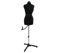 Forme de robe ajustable - vidaXL - Noir - Velours - Hauteur réglable 95-160 cm - Rotation 360° - Base stable
