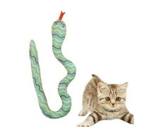 Forme de serpent de dessin animé - 40 g - Jouet dentaire pour chaton - En peluche enrichie avec de l' à chat - Accessoire de jeu pour la maison, cage pour animaux de compagnie, salon à piles
