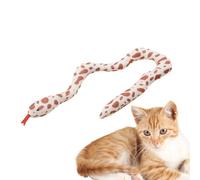 Forme de serpent de dessin animé - 40 g - Jouet dentaire pour chaton - En peluche enrichie avec de l' à chat - Accessoire de jeu pour la maison, cage pour animaux de compagnie, salon à piles