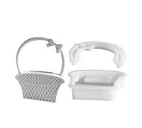 Forme de silicone réutilisable de la forme en silicone pour œufs, bonbons et pots de fleurs | Formulaire d'artisanat de bricolage pour la résine synthétique, le savon, bougies, la déco