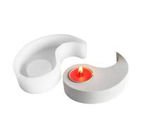 Forme De Silicone Yin Et Yang, Forme De Bougie Tai-chi | Accessoires D'artisanat Pour La Production De Formes - Et Tai-Chi Candlestick Formes, Résine Époxy Et Parfumées D'artisanat, Créat