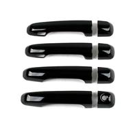 Forme décorative Autocollants De Protection Poignée De Porte De Voiture Pour Land Pour Cruiser 2016-2021, Noir Brillant, Chromé, Accessoires Automobiles(B 2 smart hole)