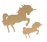 Forme En Mdf Silhouette Licorne 25cm