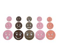 Forme En Mousse Adhésive Visage 60 Pièces