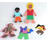 Forme En Mousse Bonhomme Et Vêtement