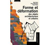 Forme et déformation des objets architecturaux et urbains - Collectif - Parentheses Eds - broché - Essai