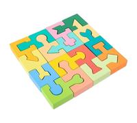 Forme Géométrique En Bois - Puzzle Assorti Pour Tout-petits, Ensemble De Blocs Extraterrestres Créatifs | Activité De Résolution De Problèmes De Raisonnement Logique D'apprentissage Montessorii D'obse