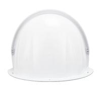 Forme Hémisphérique de Bouclier de Couverture de Caméra Extérieure d'ABS de Couverture de Caméra de sécurité (White)