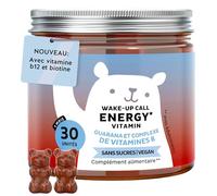 Forme Olympique Énergie - Énergie Naturelle avec Guarana 30mg, Vitamines B6, B12 & Biotine - 30 Gummies (1 Mois), Sans Sucres, Végan, Bears with Benefits