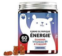 Forme Olympique Energie Vitamine - Énergie naturelle avec 30mg de guarana, vitamine B6 et L-tyrosine - 60 unités - Végétarien - Bears with Benefits
