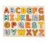 Small Foot forme puzzle alphabet Safari 22 x 29 cm bois 26 pièces Multicolor