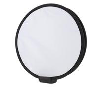 Forme Ronde Pliable Portable Softbox Diffuseur Caméra Flash Light Blanc Blanc Black Nylon 40cm 15,75x2,36 Pouces