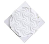 Forme Spirale Fleur Moule En Silicone Pour Diy Cuisson Gâteau Art Dessert Mousse Pas Gâteau D'anniversaire Heureux Moule Pan Pizza Au Chocolat Cuisson Plateau Moule En Silicone