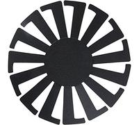 Forme tissage panier, d: 8 cm, noir, 10 pièces