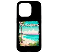 Formentera Espagne Vintage Paysage Coque pour iPhone 15 Pro