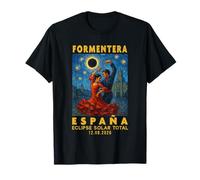 Formentera, España Eclipse Solar Total 2026 T-Shirt