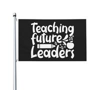 Former Les Futurs Leaders Décoration De Drapeau Drapeau Décoratif Double Face Bannière De Cour Amusant Pour Porche Intérieur Ferme 3X5 Ft