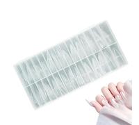 Formes à Ongles | 150 pièces de manucure en forme de goutte | Transparents à Couverture Totale | Pour Femmes, Salon À Domicile, Voyage, Soirée, Spa, Studio