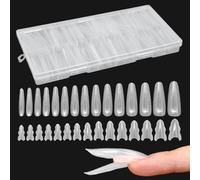 Formes À Ongles 180 Pièces Structure Sandwich Transparent Fournitures De
