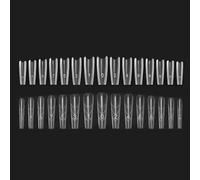 Formes à Ongles pour Extension | 240 Pièces Translucide Anti-fissure - Formes À Ongles Pour Pointe Française | pour Salon Usage Quotidien à la Maison Débutants Professionnels Femmes Petite Amie