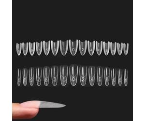Formes À Ongles Pour Gel - 240 Pièces Manucure Translucide Pour Création,Formes à Ongles Françaises pour Gel,Pour Femmes, Copine, Débutants, Professionnels, Salon À Domicile, Port