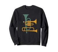 Formes de corne modernes Sweatshirt