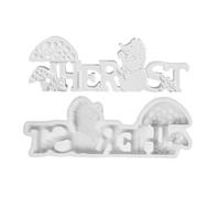 Formes de silicone de formes de versement automne - motifs de récolte de hérisson de | Facilement en forme de socle de bougies PLASTER HARZ | Formulaire de cuisson flexible DIY Formulaire d