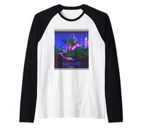 Formes DE Vie ÉCRITES en Symboles Japonais. BITMAP Manche Raglan