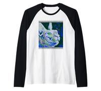 Formes DE Vie ÉCRITES en Symboles Japonais. BITMAP Manche Raglan