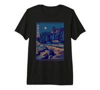 Formes DE Vie ÉCRITES en Symboles Japonais. BITMAP T-Shirt Haut de Gamme