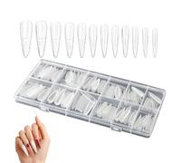 Formes d'Extension d'Ongles - 240 Pièces de Pointes Press-On Transparentes | Capsules En Gel,Pour Utilisation Domestique Soins de Beauté Personnels pour Femmes Ongles Artificiels Doigts et Orteils