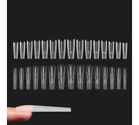 Formes d'extension d'ongles | 240 pièces d'ongles translucides pour bricolage, formes d'extension d'ongles en gel pour la maison, le salon, le quotidien, les débutants, les professionnels, les femmes