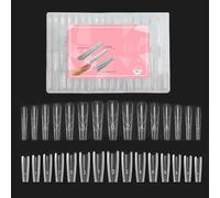 Formes d'ongles - 10,55 pouces ABS Nail Aid | Ensemble de manucure de 240 pièces - formes transparentes, réutilisables et précises pour des designs d'ongles créatifs, parfait pour les applications