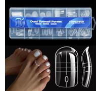 Formes D'ongles ABS À Échelle Précise 150 Pièces Pour Une Extension Rapide Des Ongles En Gel Sur Les Doigts Et Les Orteils Force Pour Un Usage Professionnel Quick Nail
