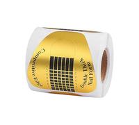 Formes d'ongles autocollantes - Bande d'extension d'ongles en gel, autocollant en forme de fer à cheval - Modèle d'art des ongles en acrylique - Formulaires de guidage numérotés pour gel UV - Conseils