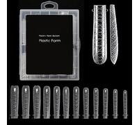 Formes d'ongles délicats pour faux ongles, couverture complète, 12 tailles d'extension d'ongles pour salons et à la maison