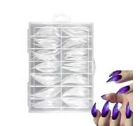 Formes d'ongles pour gel, transparentes assorties résistantes aux fissures | Formes d'extension d'ongles, pour la maison, le salon, le quotidien, les débutants, les femmes, les mères, les petites