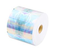 Formes d'ongles pour ongles en acrylique - Extensions de faux ongles - Papier acrylique durable - Anciens autocollants - Cadeaux Anciennes lignes - Bandes - Enveloppes complètes avec lumière UV pour