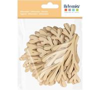 Formes en bois à décorer - Corail - Coraux - 8 pcs