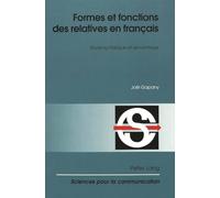 Formes et fonctions des relatives en français