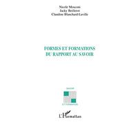 Formes et formations du rapport au savoir – L'Harmattan