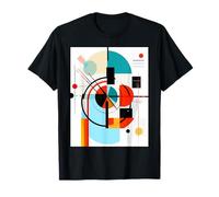 Formes graphiques géométriques colorées abstraites T-Shirt
