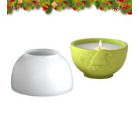 Formes pour Jardinières en béton | Modèle De Conteneur Avec Impression De Père Noël | Moule De Bol De Résine Époxy,Pour Coulée De Ciment Pour Faire Des Pots Et Des Soucoupes Artisanaux