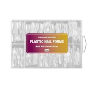 Formes pour Ongles en Gel - 120 Pièces Moules Double de Construction d'Ongles - 12 Tailles Transparentes Réutilisables Formes de Manucure Design,pour Prothèse Ongulaire Design Beauté