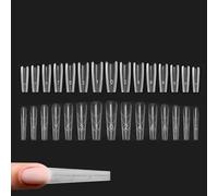 Formes Pour Ongles En Gel - 240 Pièces Manucure Translucide Pour Création | Formes Pour Extensions D'Ongles En Gel,Pour Femmes, Copine, Débutants, Professionnels, Salon À Domicile, Port